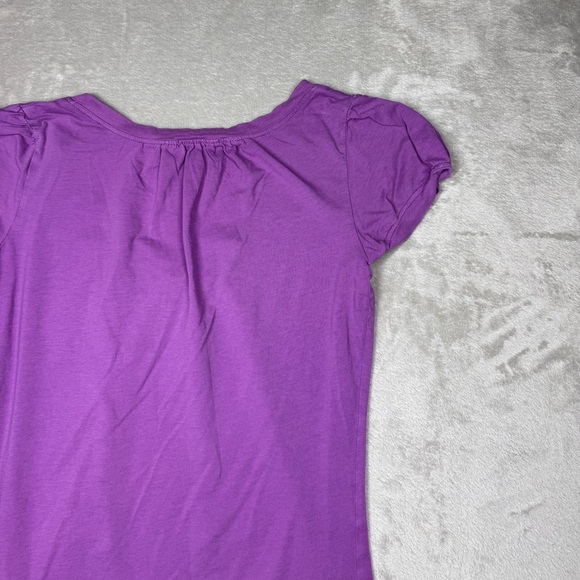 Theory Women’s Y2K Vintage Purple V Neck Cap Sleeve T-Shirt Size P (US Size 0) - Picture 10 of 14